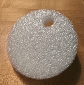 Custom foam packaging insert